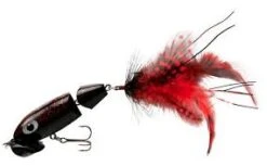 Arbogast Jointed Jitterbug 2.0 -Fishing Sales BLACKDEATH