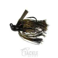 PUNISHER - MINI JIGS 14 PUNISHER - MINI JIGS -Fishing Sales DARK GREEN PUMPKIN RED FLAKE